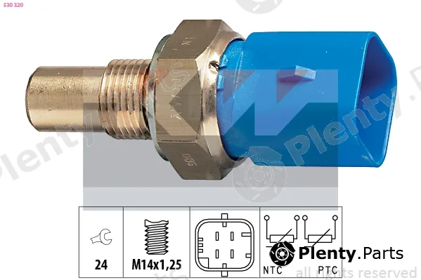 KW 530320 — Sensor, coolant temperature Made in Italy - OE Equivalent