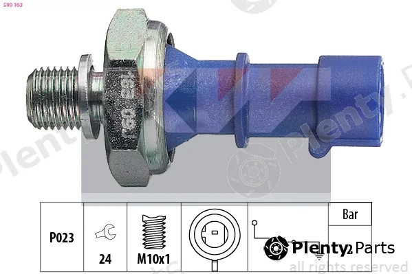 KW 500163 — Oil Pressure Switch Made in Italy - OE Equivalent