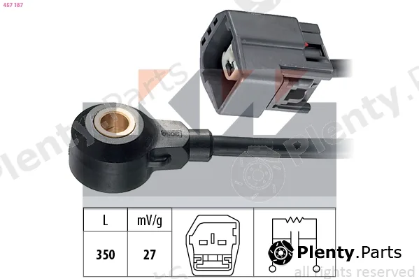 KW 457187 — Knock Sensor Made in Italy - OE Equivalent