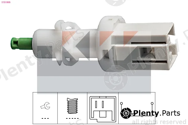 KW 510068 — Stop Light Switch Made in Italy - OE Equivalent