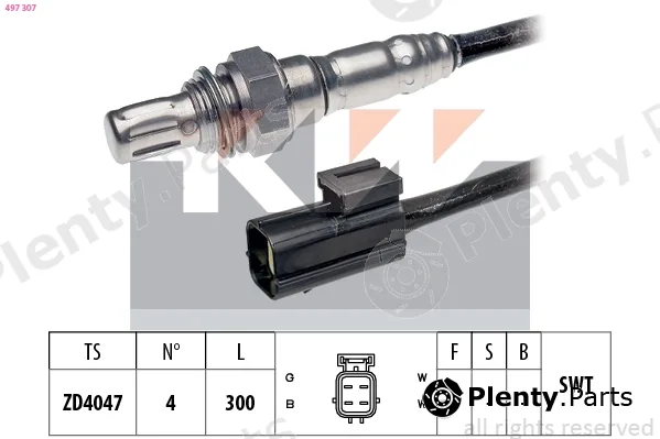 KW 497307 — Lambda Sensor Made in Italy - OE Equivalent