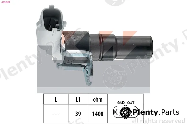 KW 453327 — Sensor, crankshaft pulse Made in Italy - OE Equivalent