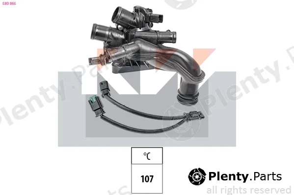 KW 580865 — Thermostat, coolant Made in Italy - OE Equivalent