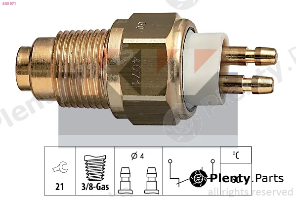 KW 540071 — Temperature Switch, coolant warning lamp Made in Italy - OE Equivalent