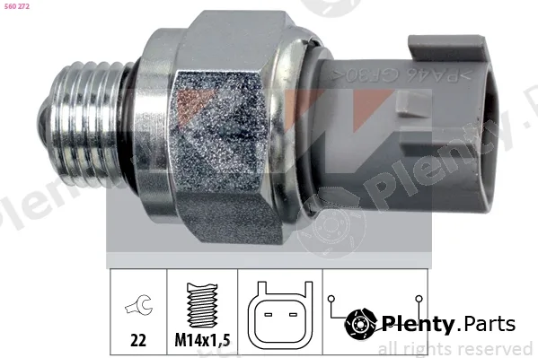 KW 560272 — Switch, reverse light Made in Italy - OE Equivalent