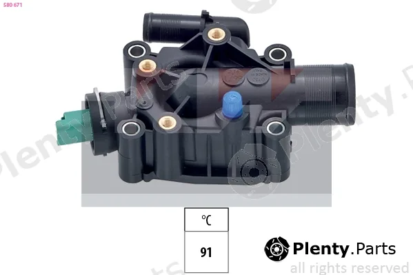 KW 580671 — Thermostat, coolant Made in Italy - OE Equivalent