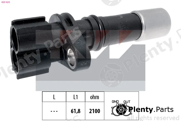 KW 453633 — Sensor, crankshaft pulse Made in Italy - OE Equivalent