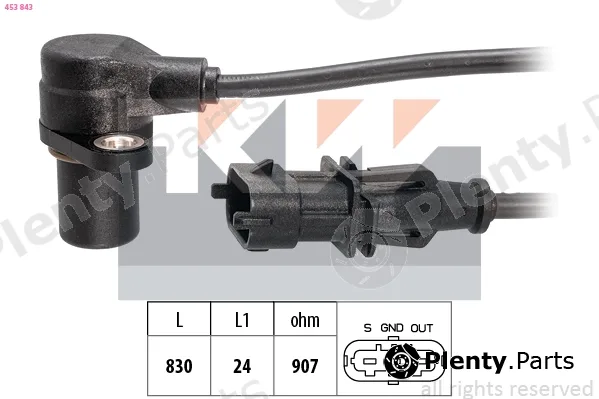 KW 453843 — Sensor, crankshaft pulse Made in Italy - OE Equivalent