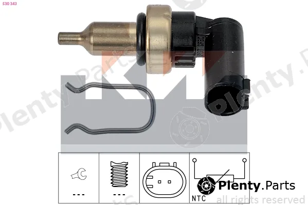 KW 530343 — Sensor, coolant temperature Made in Italy - OE Equivalent