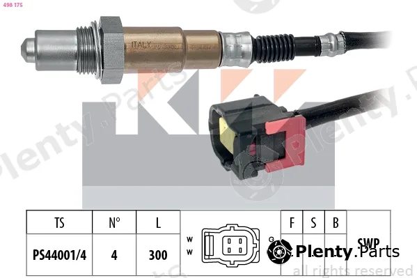 KW 498175 — Lambda Sensor Made in Italy - OE Equivalent