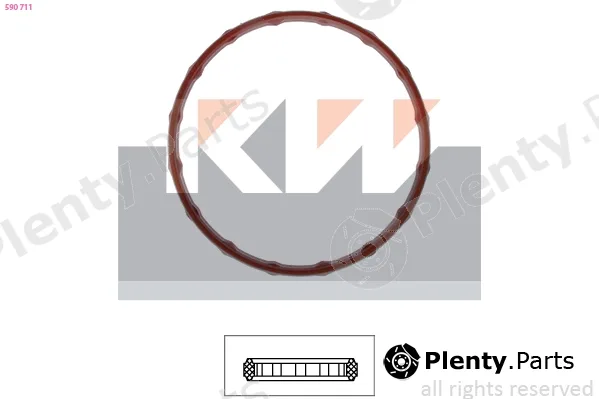 KW 590711 — Seal, thermostat Made in Italy - OE Equivalent