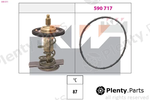 KW 580511 — Thermostat, coolant Made in Italy - OE Equivalent