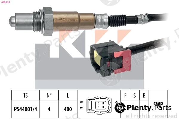 KW 498233 — Lambda Sensor Made in Italy - OE Equivalent