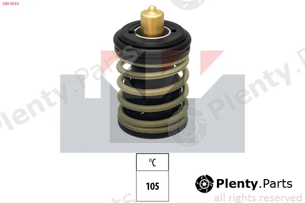 KW 580955S — Thermostat, coolant Made in Italy - OE Equivalent