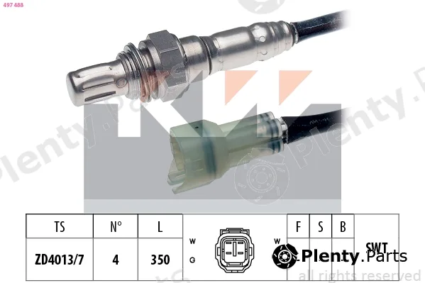 KW 497488 — Lambda Sensor Made in Italy - OE Equivalent