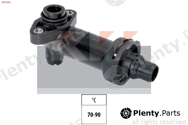 KW 580836 — Thermostat, exhaust gas recirculation cooling Made in Italy - OE Equivalent