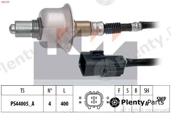 KW 498275 — Lambda Sensor Made in Italy - OE Equivalent