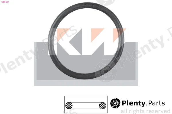 KW 590551 — Seal, thermostat Made in Italy - OE Equivalent