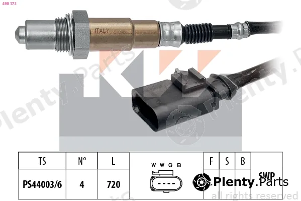 KW 498173 — Lambda Sensor Made in Italy - OE Equivalent