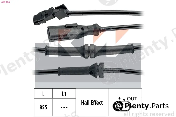 KW 460104 — Sensor, wheel speed Made in Italy - OE Equivalent