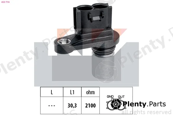 KW 453716 — Sensor, crankshaft pulse Made in Italy - OE Equivalent
