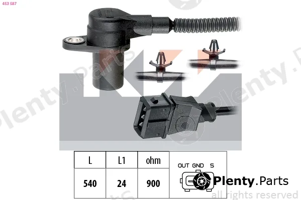 KW 453587 — Sensor, crankshaft pulse Made in Italy - OE Equivalent