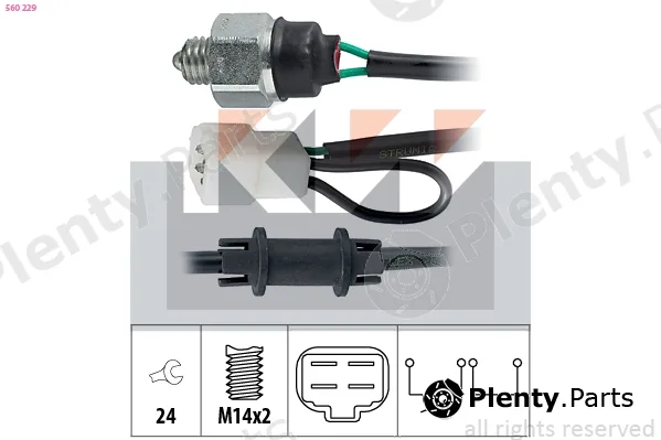 KW 560229 — Switch, reverse light Made in Italy - OE Equivalent