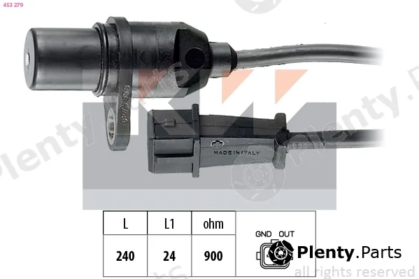 KW 453279 — Sensor, crankshaft pulse Made in Italy - OE Equivalent