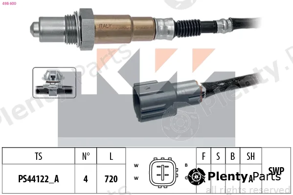 KW 498600 — Lambda Sensor Made in Italy - OE Equivalent