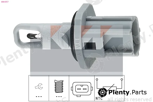KW 494017 — Sensor, intake air temperature Made in Italy - OE Equivalent