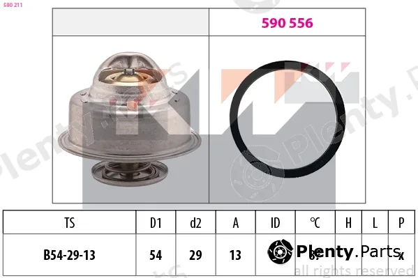 KW 580211 — Thermostat, coolant Made in Italy - OE Equivalent