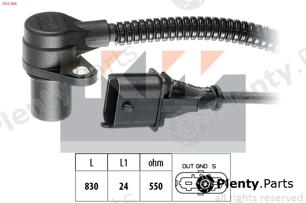 KW 453266 — Sensor, crankshaft pulse Made in Italy - OE Equivalent
