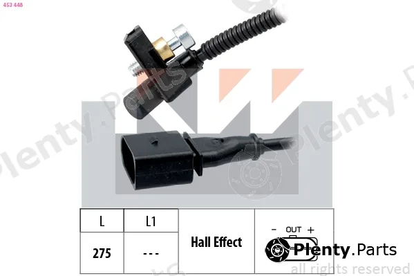 KW 453448 — Sensor, crankshaft pulse Made in Italy - OE Equivalent