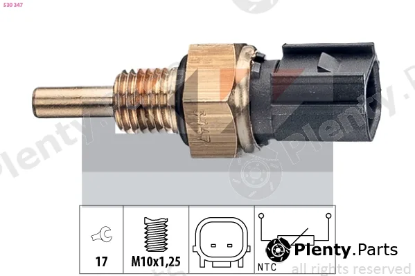 KW 530347 — Sensor, coolant temperature Made in Italy - OE Equivalent