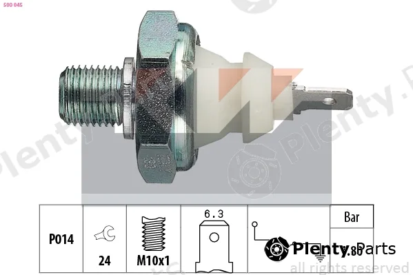 KW 500045 — Oil Pressure Switch Made in Italy - OE Equivalent