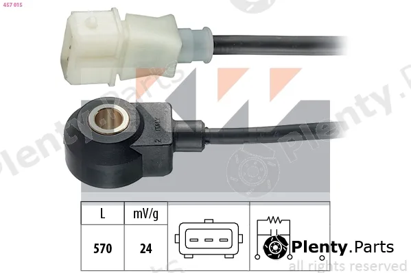 KW 457015 — Knock Sensor Made in Italy - OE Equivalent