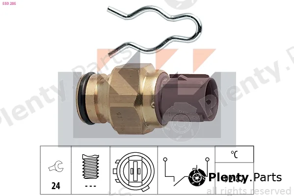 KW 550285 — Temperature Switch, radiator fan Made in Italy - OE Equivalent