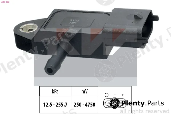KW 493122 — Air Pressure Sensor, altitude adaption Made in Italy - OE Equivalent