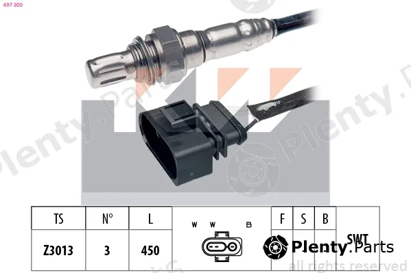 KW 497300 — Lambda Sensor Made in Italy - OE Equivalent