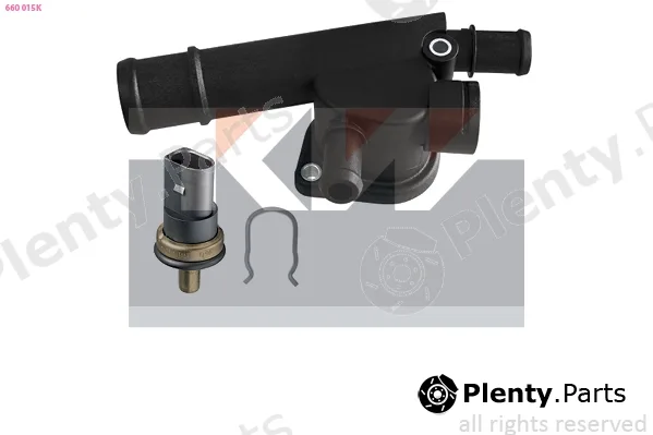 KW 660015K — Thermostat Housing Made in Italy - OE Equivalent