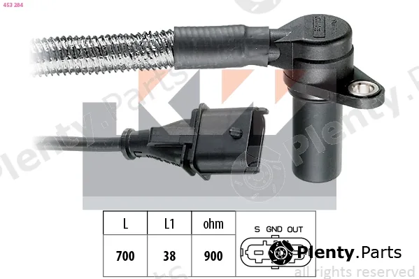 KW 453284 — Sensor, crankshaft pulse Made in Italy - OE Equivalent