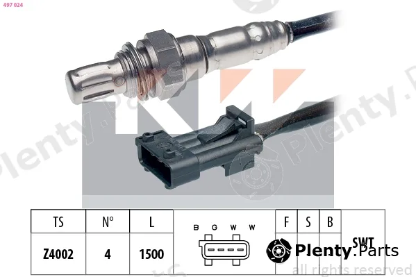 KW 497024 — Lambda Sensor Made in Italy - OE Equivalent