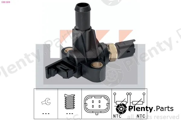 KW 530359 — Sensor, coolant temperature Made in Italy - OE Equivalent