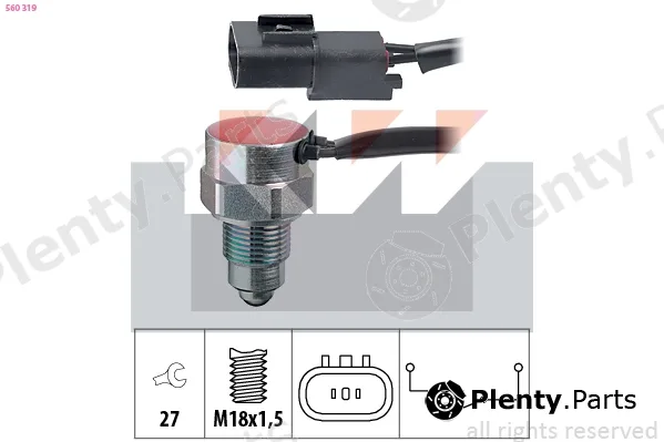 KW 560319 — Switch, reverse light Made in Italy - OE Equivalent