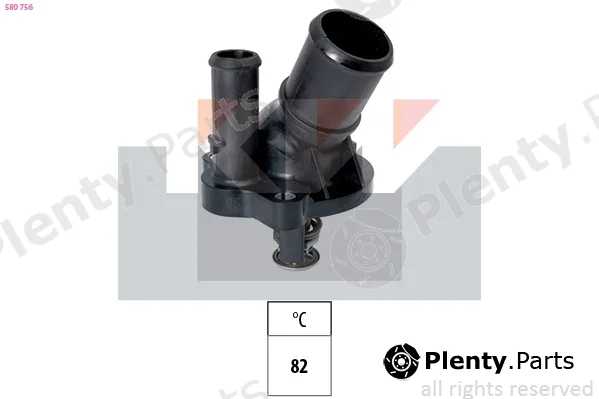 KW 580756 — Thermostat, coolant Made in Italy - OE Equivalent