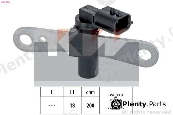 KW 453658 — Sensor, crankshaft pulse Made in Italy - OE Equivalent