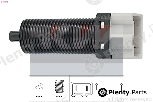 KW 510115 — Switch, clutch control (cruise control) Made in Italy - OE Equivalent