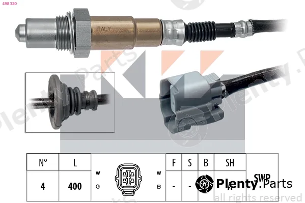 KW 498320 — Lambda Sensor Made in Italy - OE Equivalent