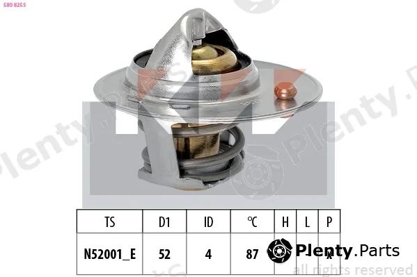 KW 580825S — Thermostat, coolant Made in Italy - OE Equivalent