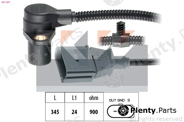 KW 453287 — Sensor, crankshaft pulse Made in Italy - OE Equivalent